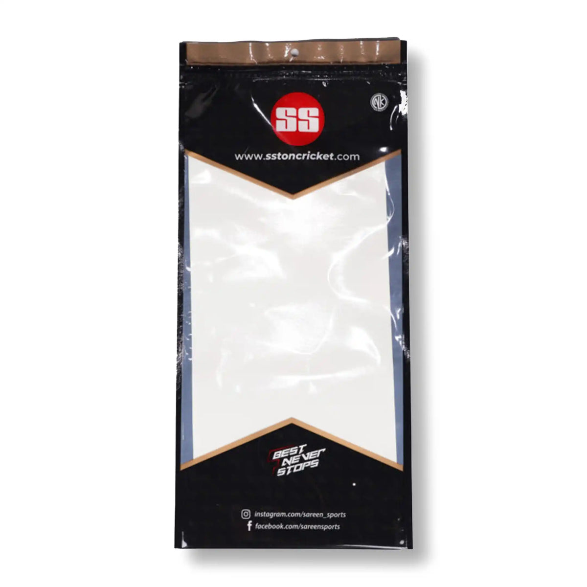 SS 1st grade 13 inch white anti scuff sheet for cricket bats
